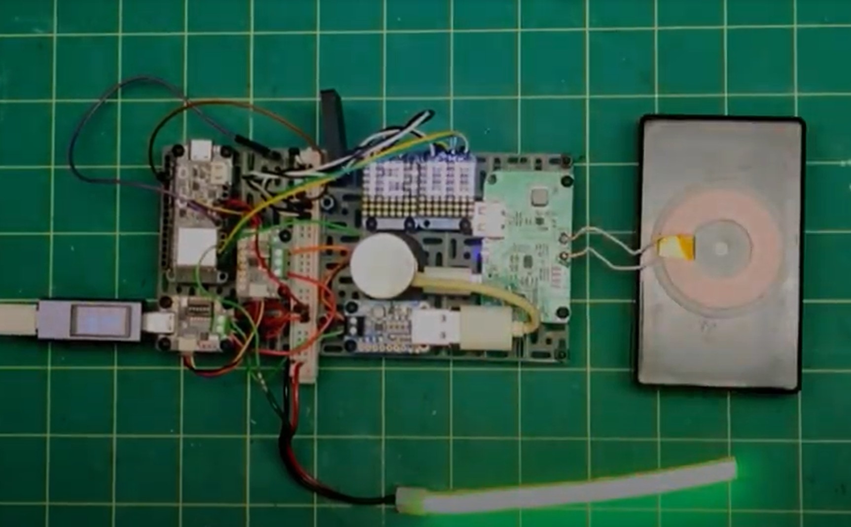 Prototype bench test setup
